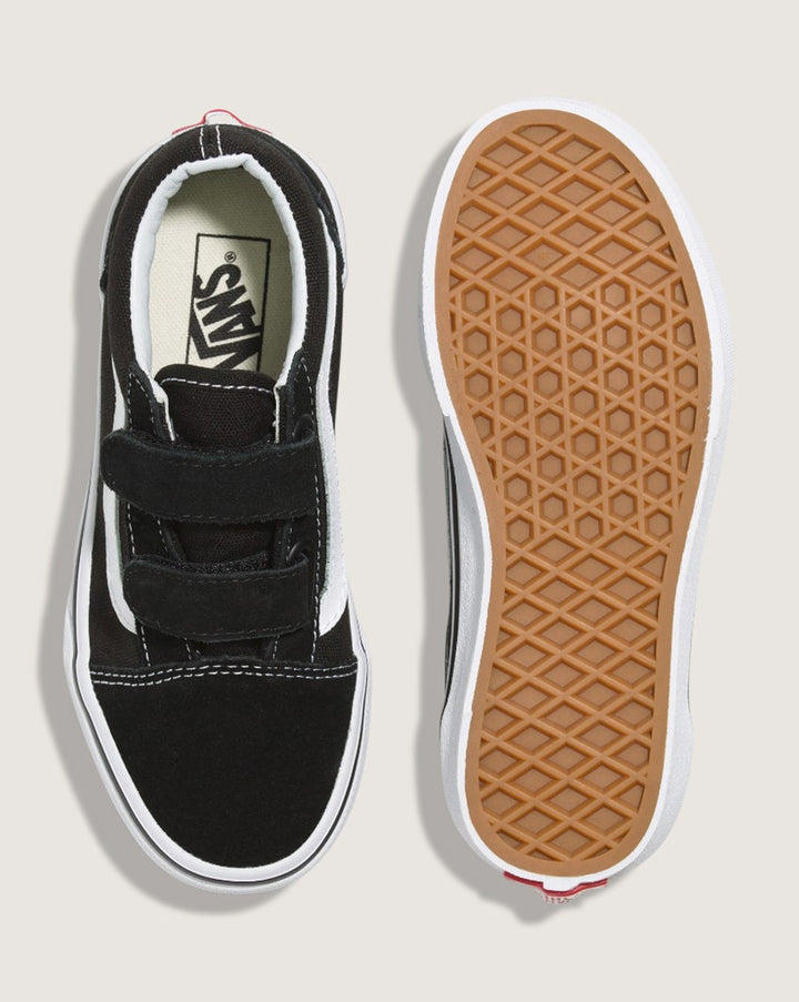 Vans Kids Old Skool V - Black/True White - view 3