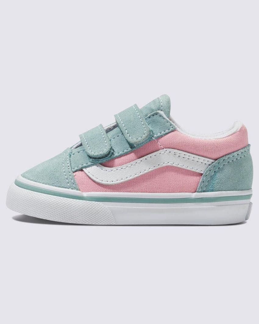 Vans Toddler Old Skool V - 2-Tone Gray/Pink - view 2