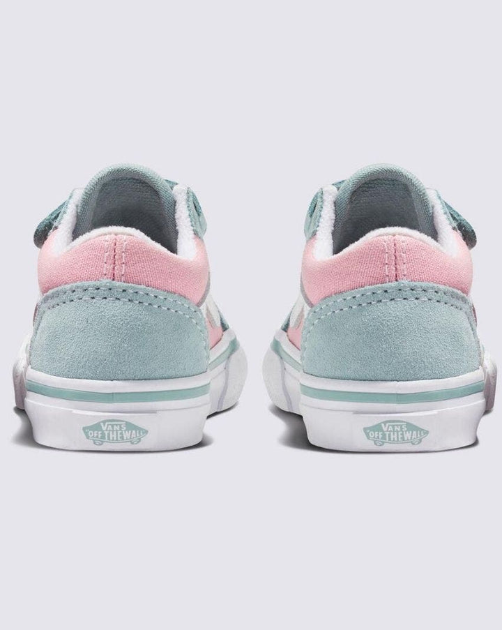 Vans Toddler Old Skool V - 2-Tone Gray/Pink - view 4