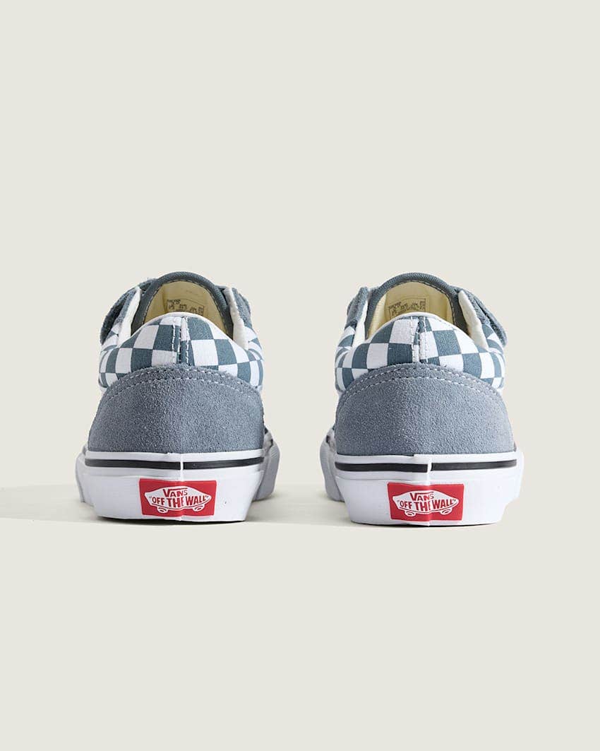 Vans Kids Old Skool V Checkerboard - Color Theory Stormy Weather - view 3