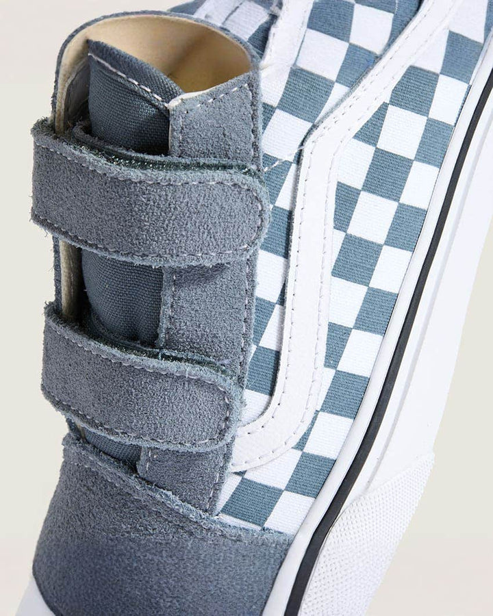 Vans Kids Old Skool V Checkerboard - Color Theory Stormy Weather - view 4